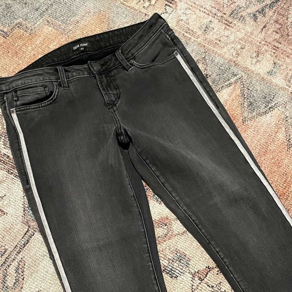 🌸❤️😍DEAR JOHN jeans with stripe size 27🌸💚🥰